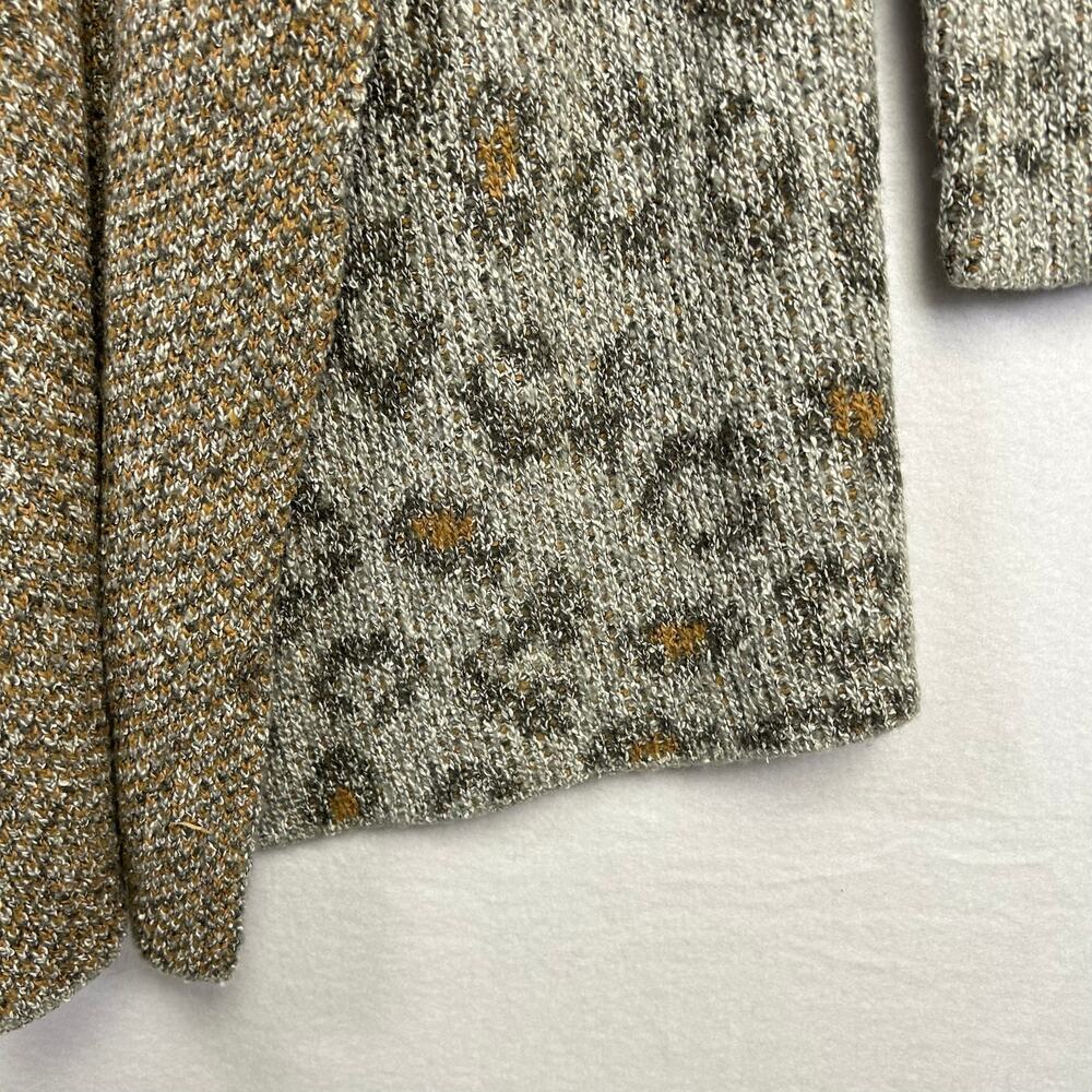 Cupcakes & Cashmere Mel Leopard Cardigan -Size Small Bobo Chic Casual - Picture 6 of 12